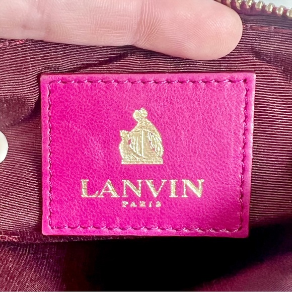 |SOLD| Lanvin Snake Printed Calfskin Leather Pouch - Picture 5 of 9